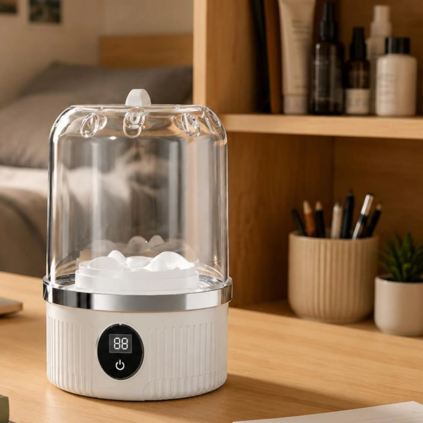 Wireless Mini Washing Machine Transparent Chamber Portable Mini Washer